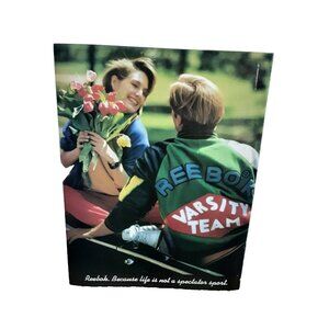 1987 Reebok Life Is Not A Spectator Sport Original Print Ad Vintage 80s